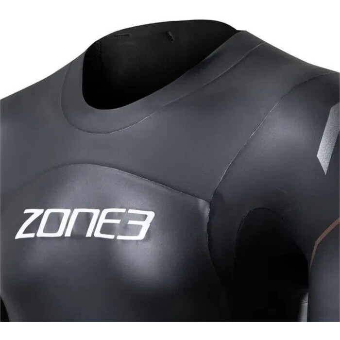 2024 ZONE3 Mens Thermal Agile Wetsuit - Black / Gold & Zone3 Recycled 2 LED Light 28L Backpack Swim Safety Buoy & Dry Bag Bundle